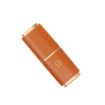 Toothbrush holder for travel, luxury, orange color, model L01O